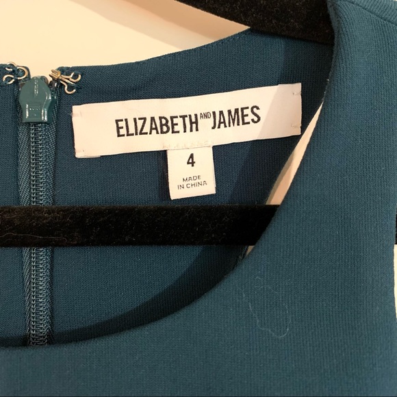 Elizabeth and James Teal Grommet Bodycon Dress - Picture 7 of 10